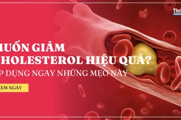 cách giảm cholesterol