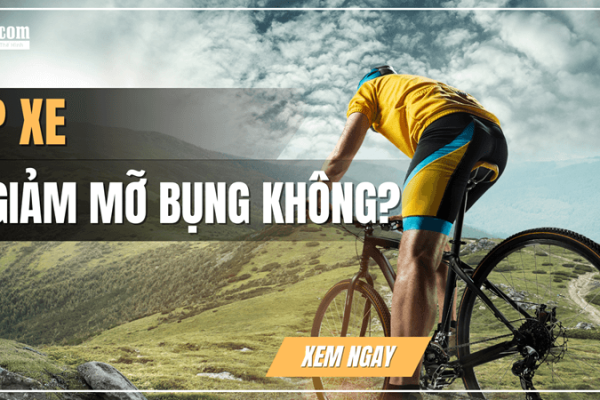 đạp xe có giảm mỡ bụng không