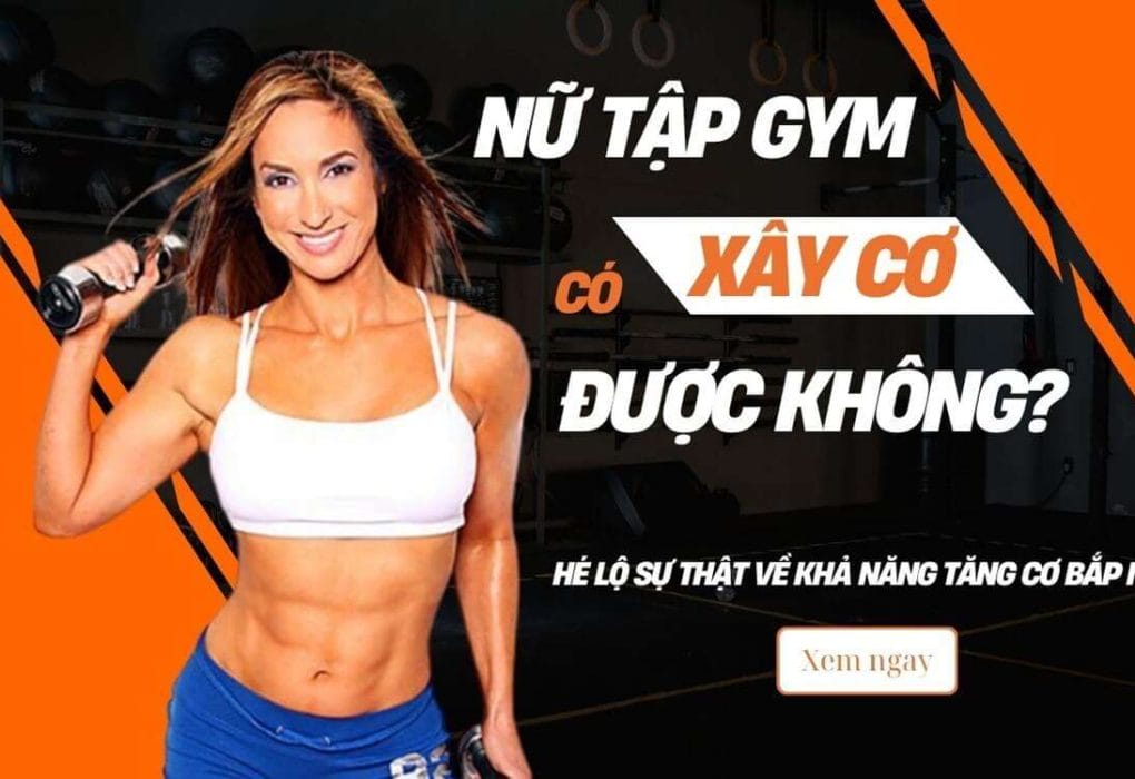 nữ tập gym