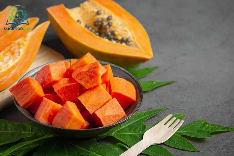 đu đủ chín nhiều vitamin A