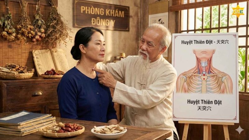 huyệt trên cổ