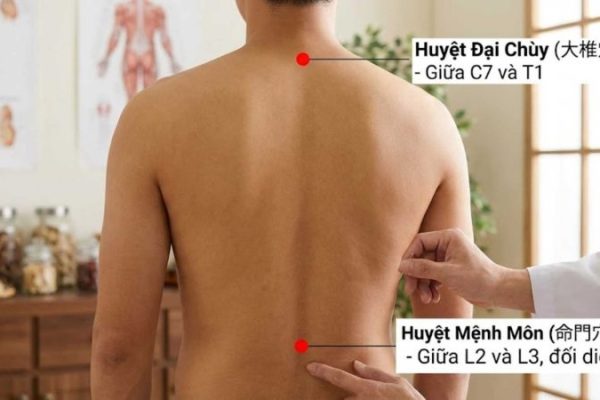 huyệt trên lưng