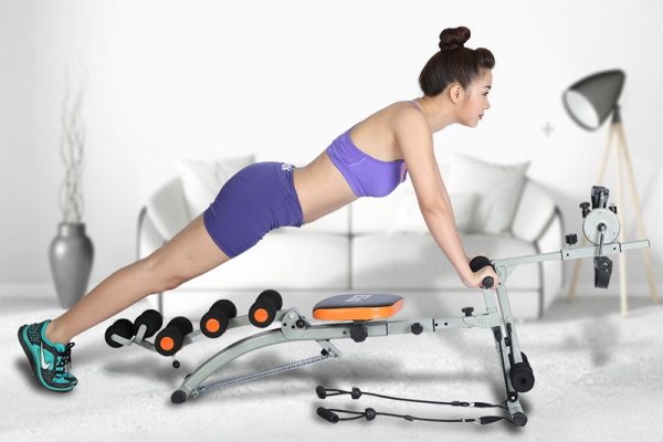 Bài tập máy tập bụng tái tạo cơ bụng 6 múi