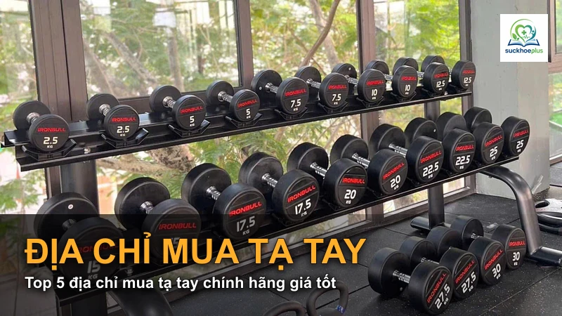 Top 5 địa chỉ mua tạ tay chính hãng giá tốt