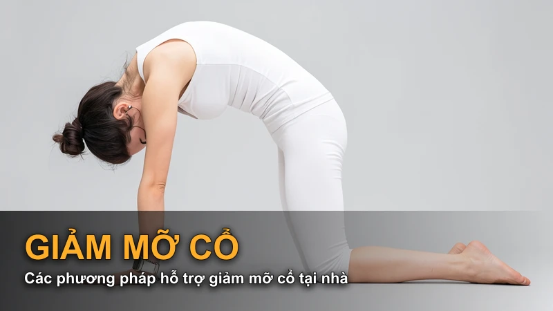 Các phương pháp hỗ trợ giảm mỡ cổ tại nhà